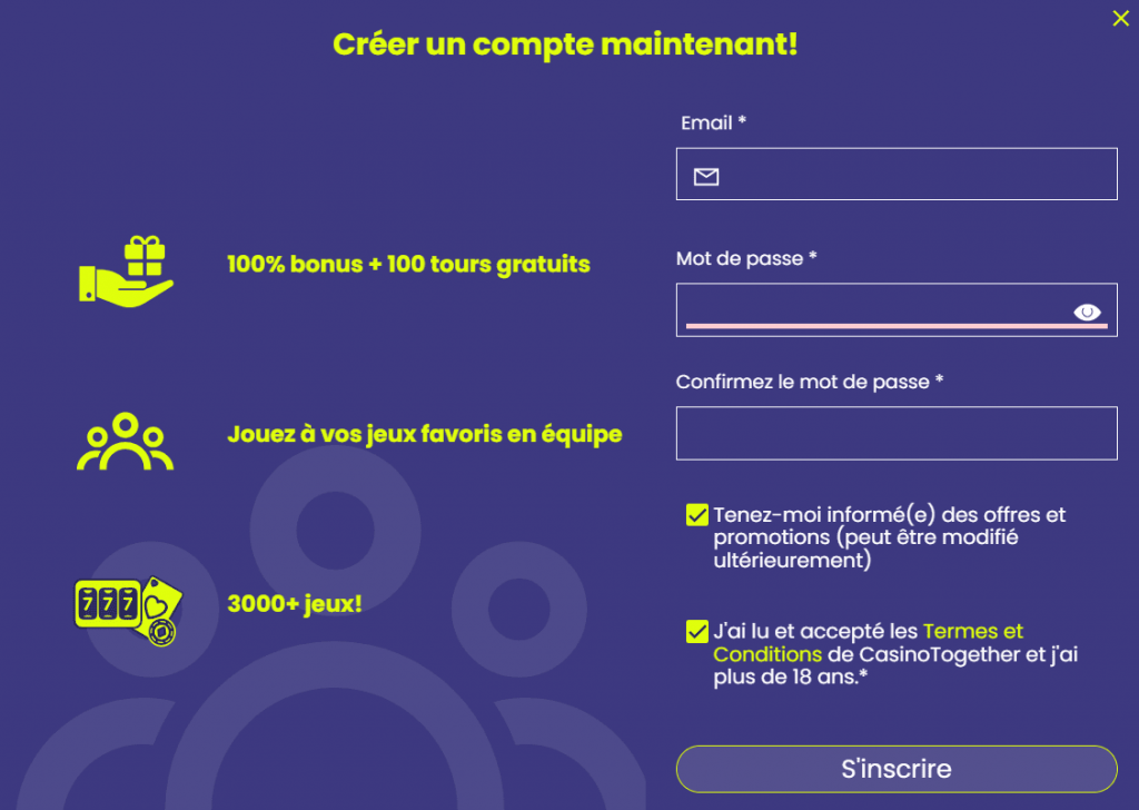 casino together connexion